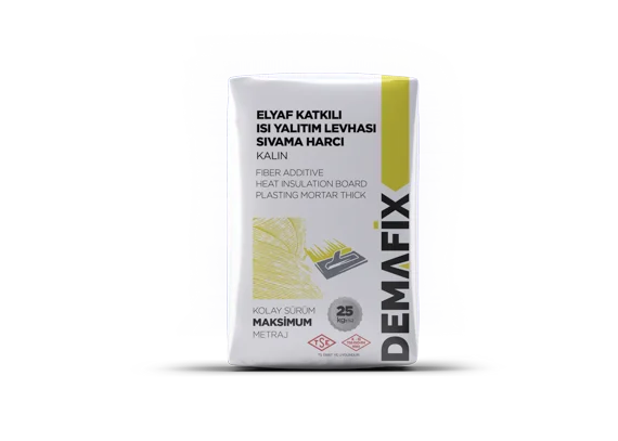 Dema Group Demafix Isı Yalıtım Levhası Sıvama Harcı - Elyaf Katkılı (Kalın) resimi