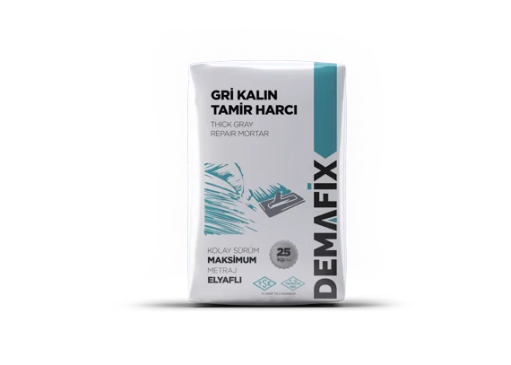 Dema Group Demafix Kalın Tamir Harcı (Gri) resimi